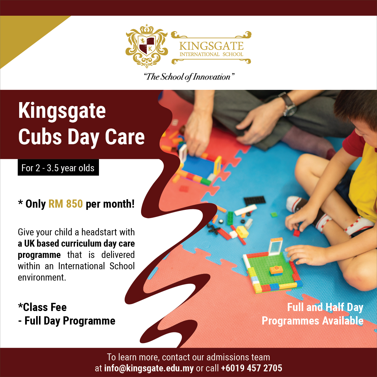 You are currently viewing Introducing Kingsgate’s new Cubs Day Care Programme